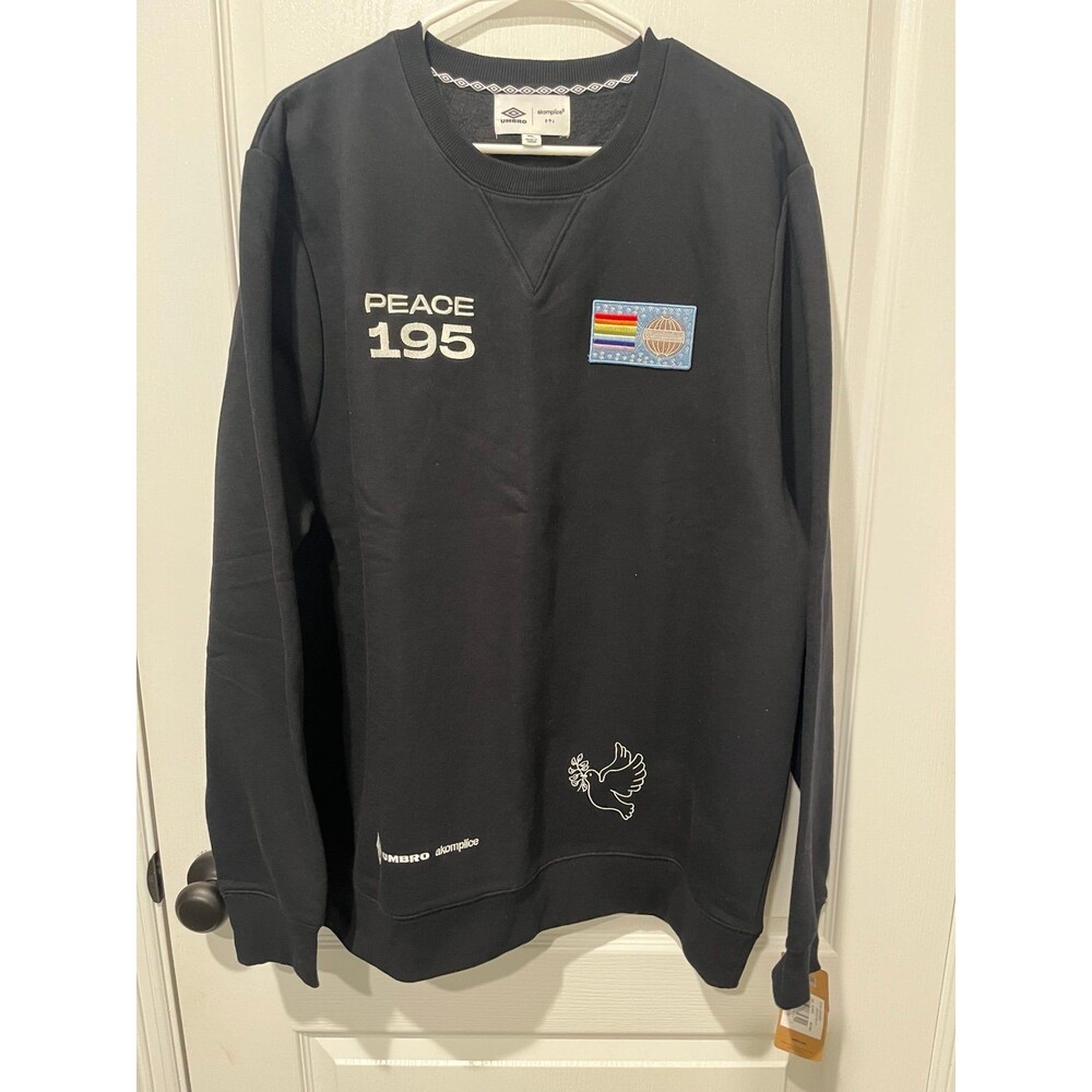 Umbro x Akomplice “Peace 195” Crewneck Sweatshirt – XL – NWT
